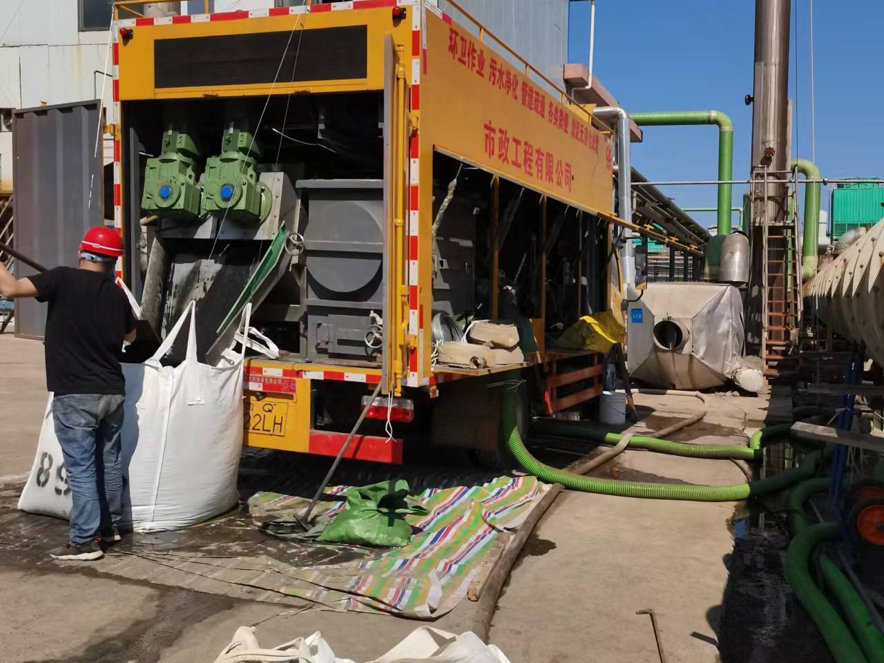 宁洱淤泥压干处理